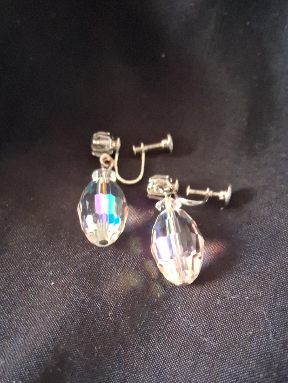 Vintage Drop Crystal Errings